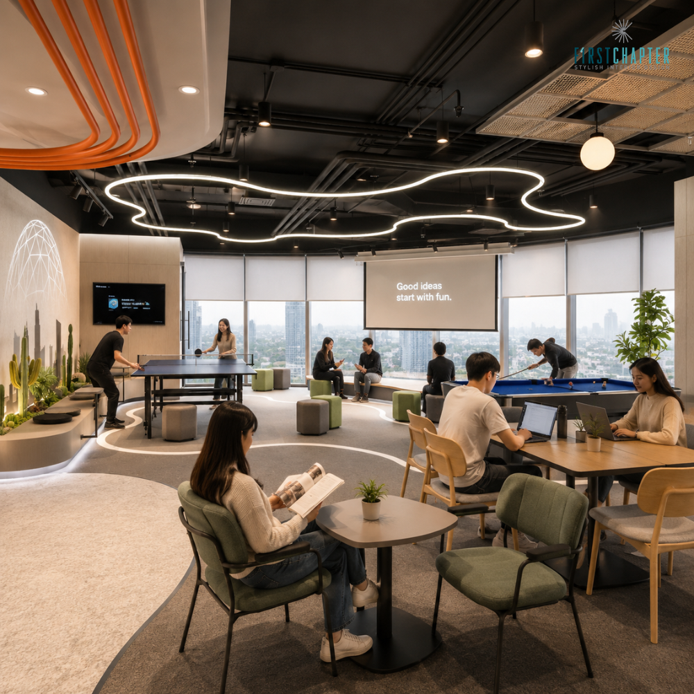 First Chapter — Collaborative lounge area