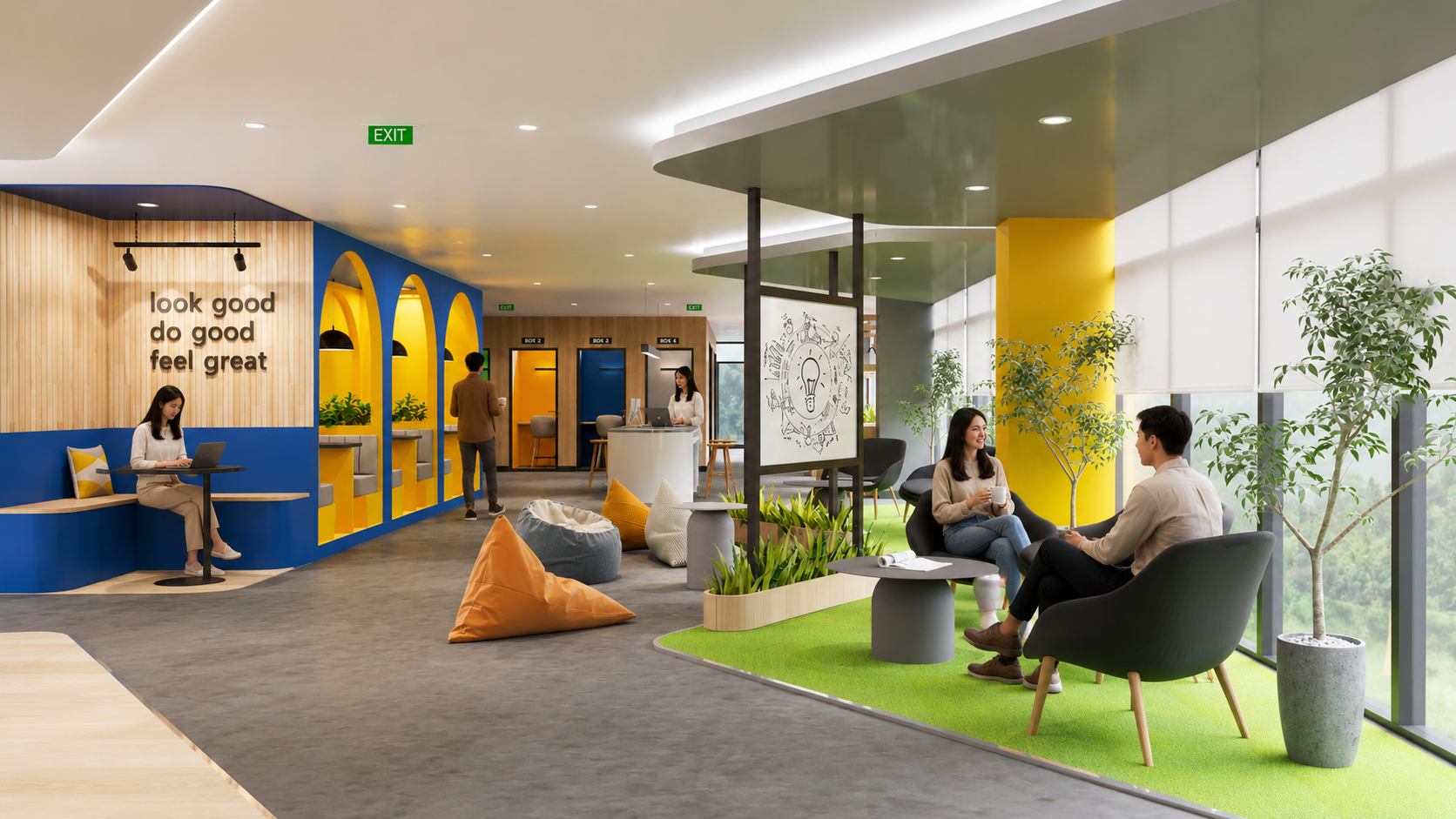 First Chapter — Lounge & collaboration zone