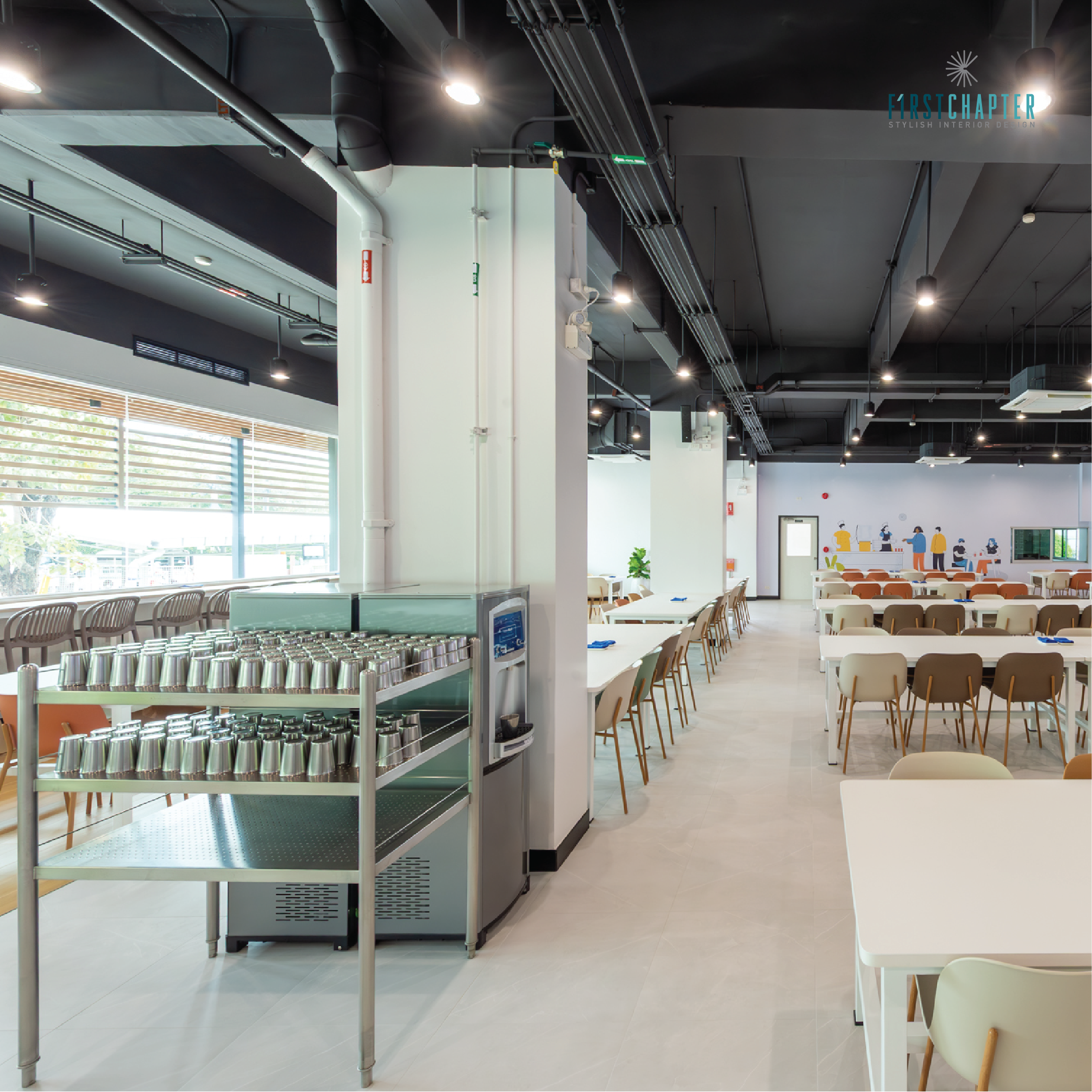 Mitsubishi Canteen — interior detail