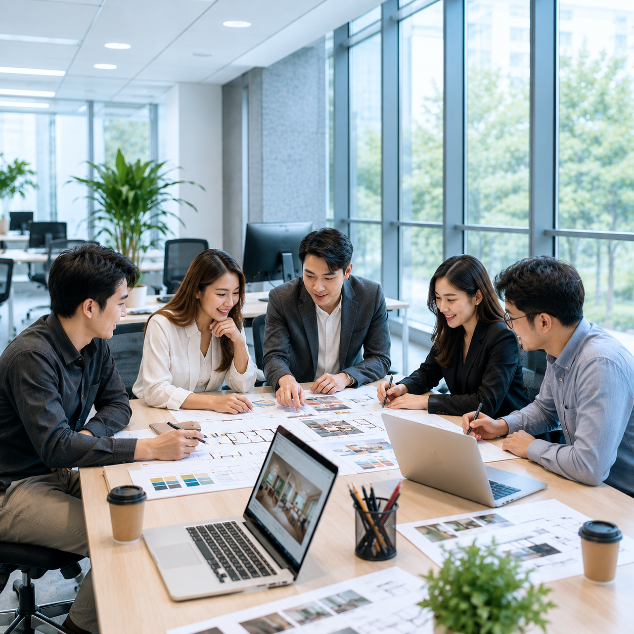 Interior Turnkey — Design & Build team collaboration